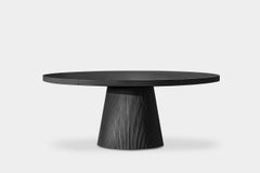 No10 Scarpa Dining Table by NONO – Round Wooden Top with Sculptural Base