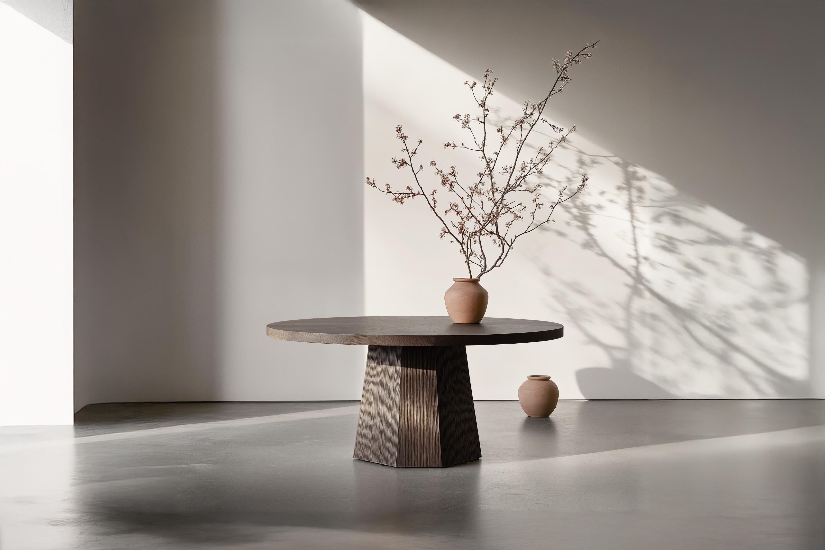 No13 Scarpa Round Dining Table – Sculptural Cylindrical Base by Joel Escalona

———

Introducing the Scarpa Collection, a homage to the legendary Italian architect and designer, Carlo Scarpa. Known for his mastery of materials and precise attention