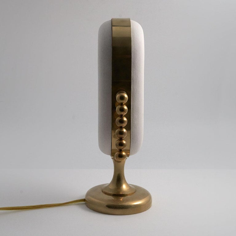 American Nº153 Surface Lamp by Avoirdupois, a Porcelain and Brass Table Lamp For Sale