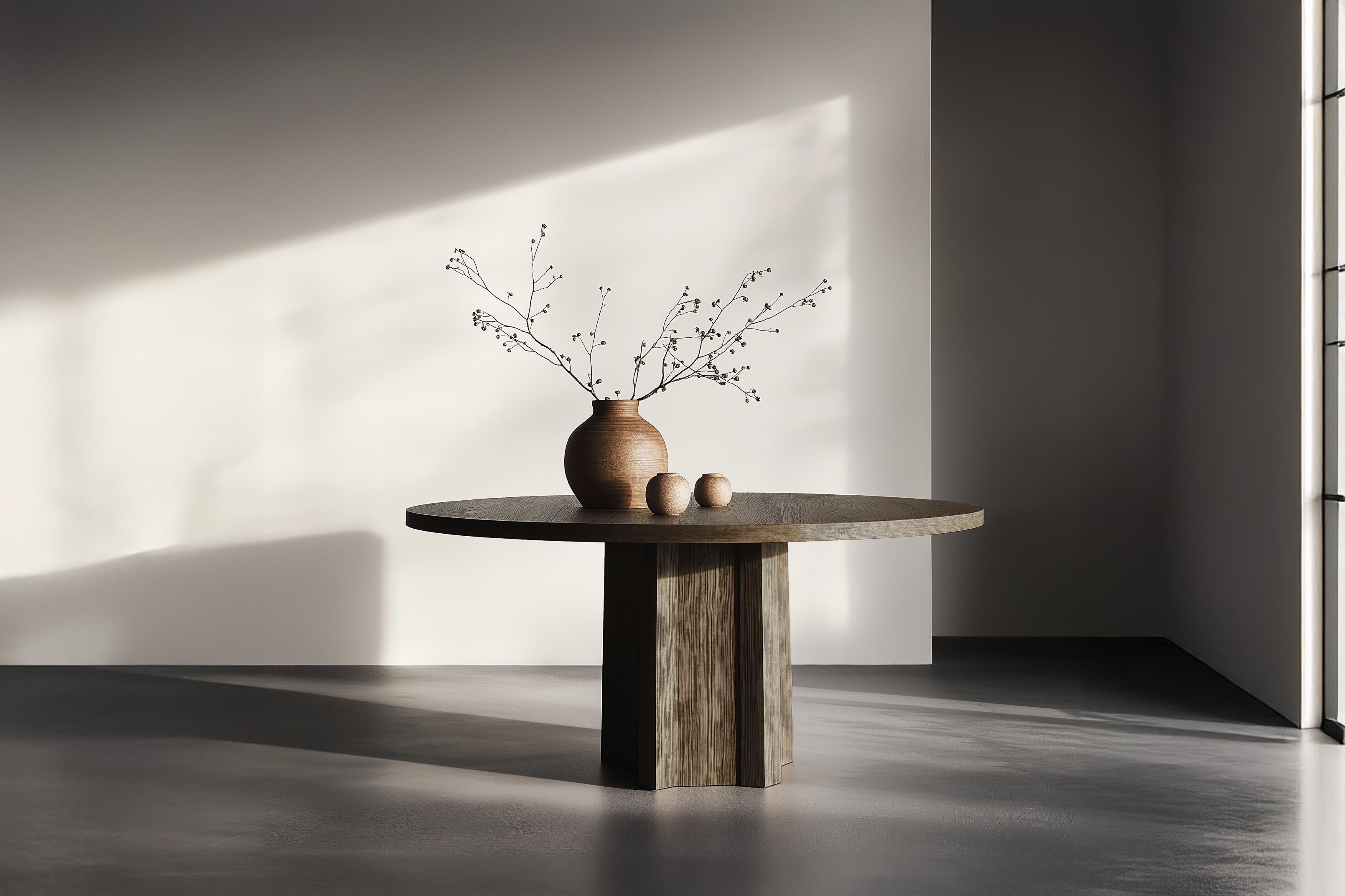 No16 Scarpa Table by NONO – Custom Round Dining Table with Sculptural Wooden Base

———

Introducing the Scarpa Collection, a homage to the legendary Italian architect and designer, Carlo Scarpa. Known for his mastery of materials and precise