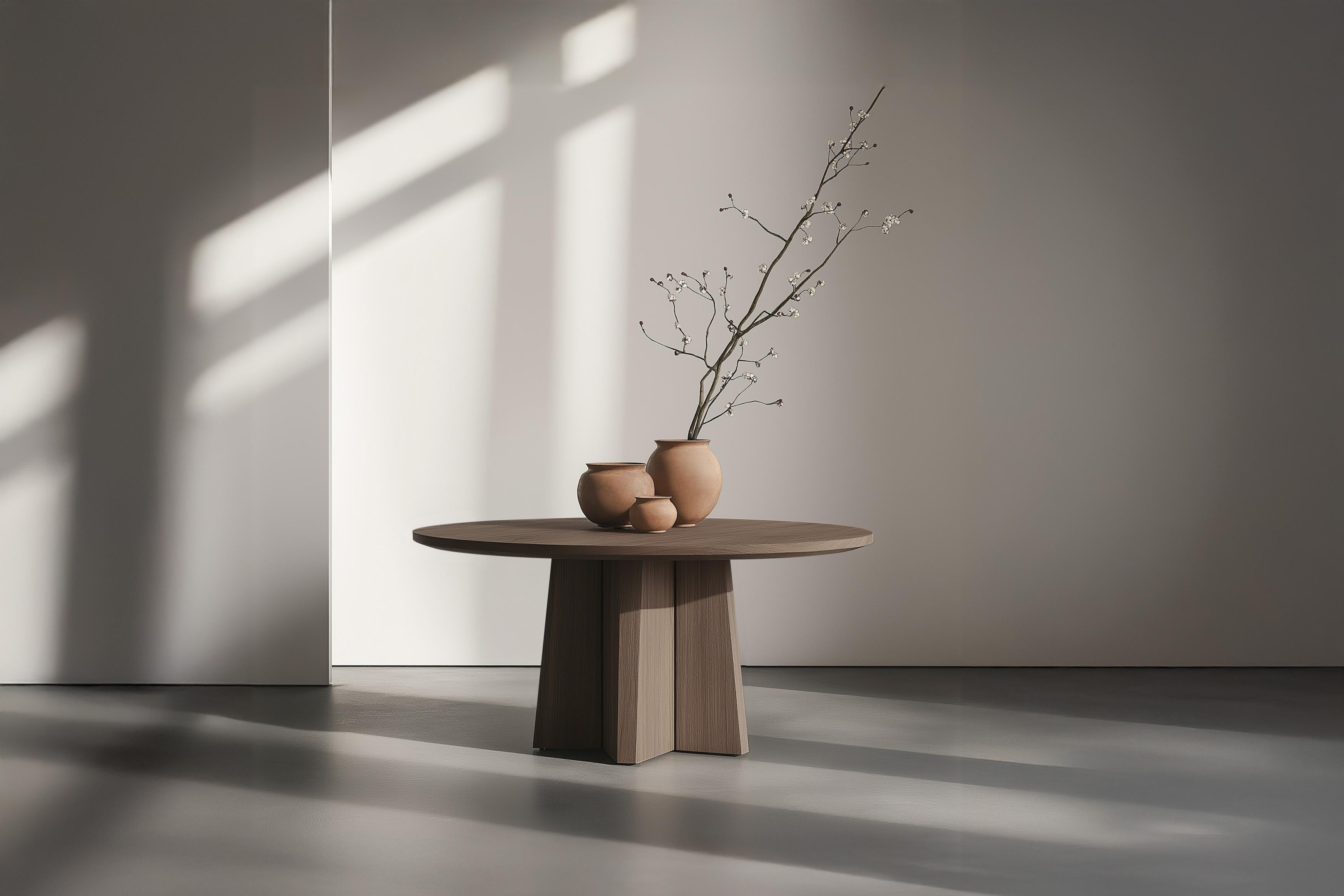 No20 Scarpa Dining Table by NONO – Round Wooden Top with Cylindrical Base

———

Introducing the Scarpa Collection, a homage to the legendary Italian architect and designer, Carlo Scarpa. Known for his mastery of materials and precise attention to