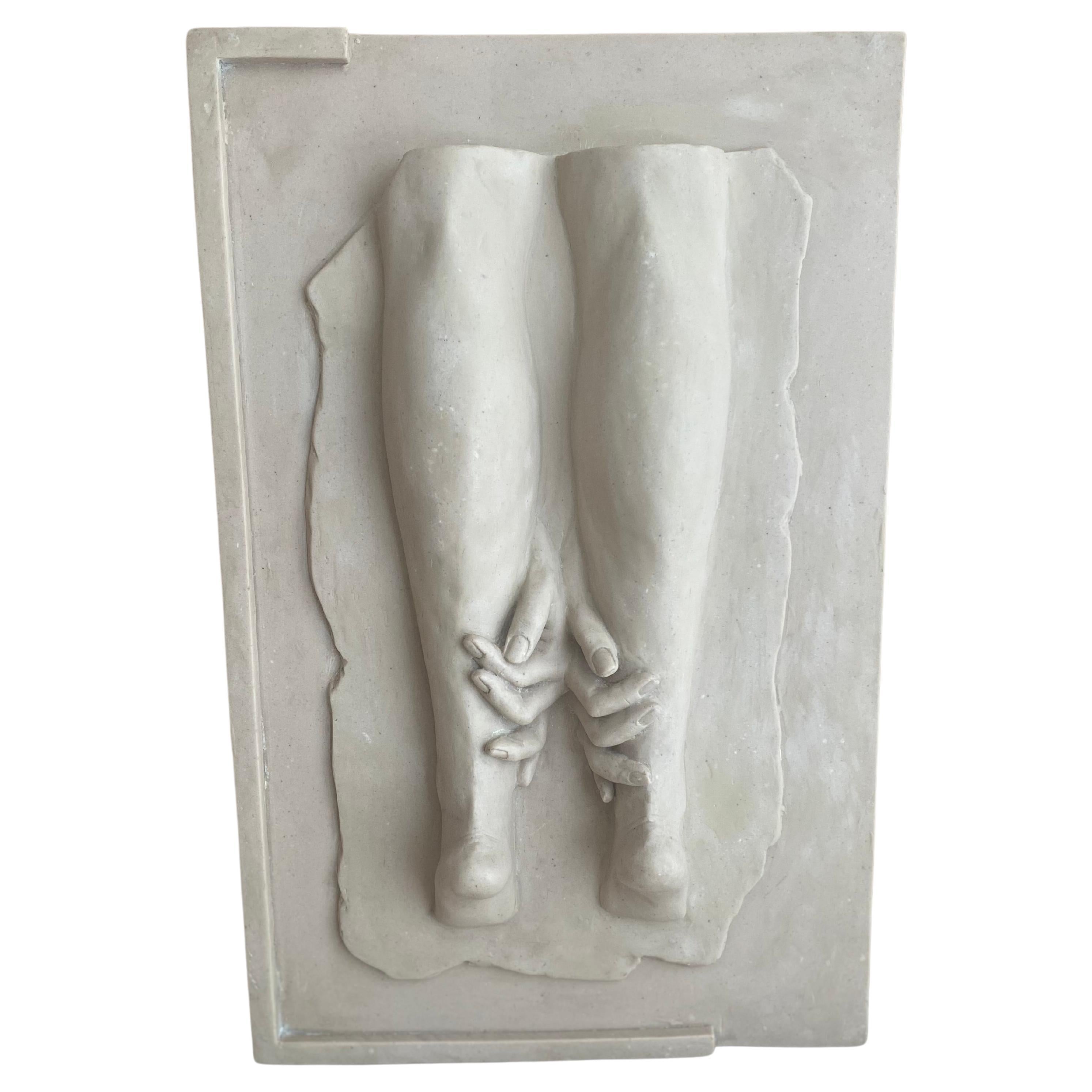 Marcela Cure Female's Legs Wall Art Sculpture Resin and Stone - Number 21 For Sale