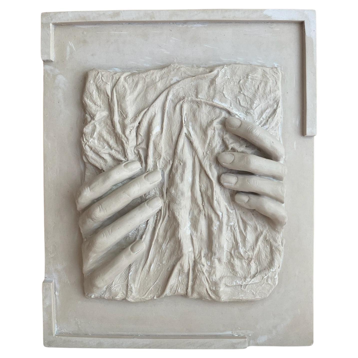 Sculpture d'art mural Marcela Cure Hands en résine et pierre - Numéro 22