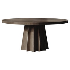 No25 Scarpa Table – Made-to-Order Round Dining Table with Cylindrical Base