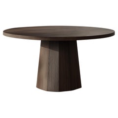 No32 Scarpa Table by NONO – Sculptural Cylindrical Base and Round Top