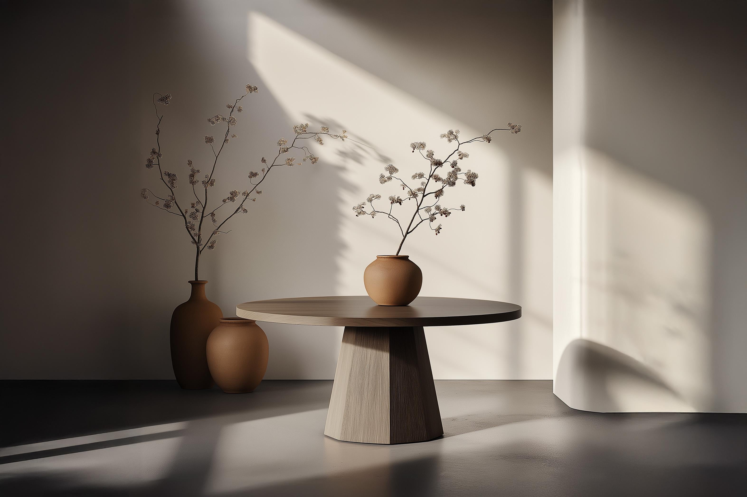 No33 Mesa de comedor Scarpa - Tapa redonda con base de madera personalizable by Joel Escalona


---

Presentamos la colección Scarpa, un homenaje al legendario arquitecto y diseñador italiano Carlo Scarpa. Conocido por su dominio de los materiales y