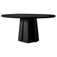 No34 Scarpa Dining Table by NONO – Solid Wood, Round Design, Made to Order