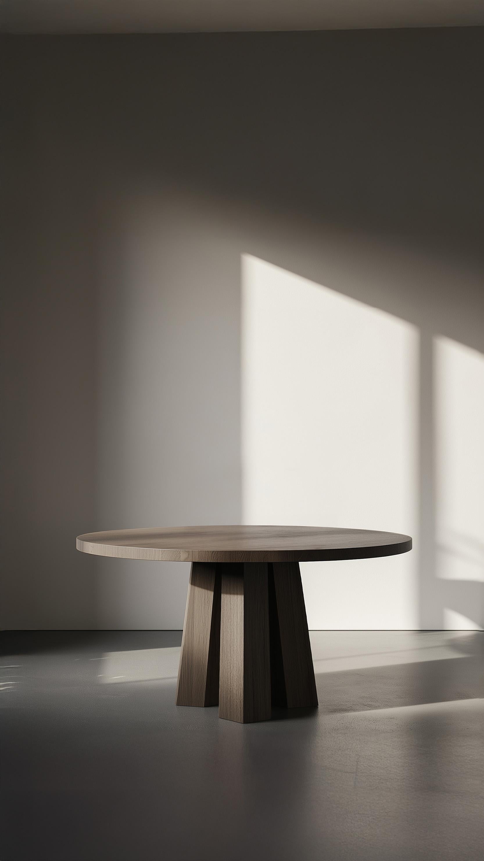 Mexican No35 Scarpa Table – Customizable Round Dining Table by Joel Escalona For Sale