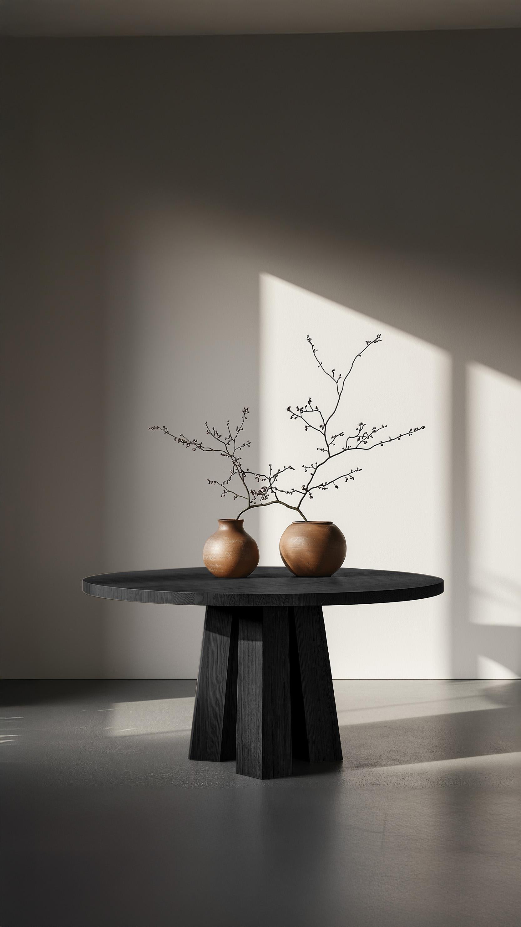 Hand-Crafted No35 Scarpa Table – Customizable Round Dining Table by Joel Escalona For Sale