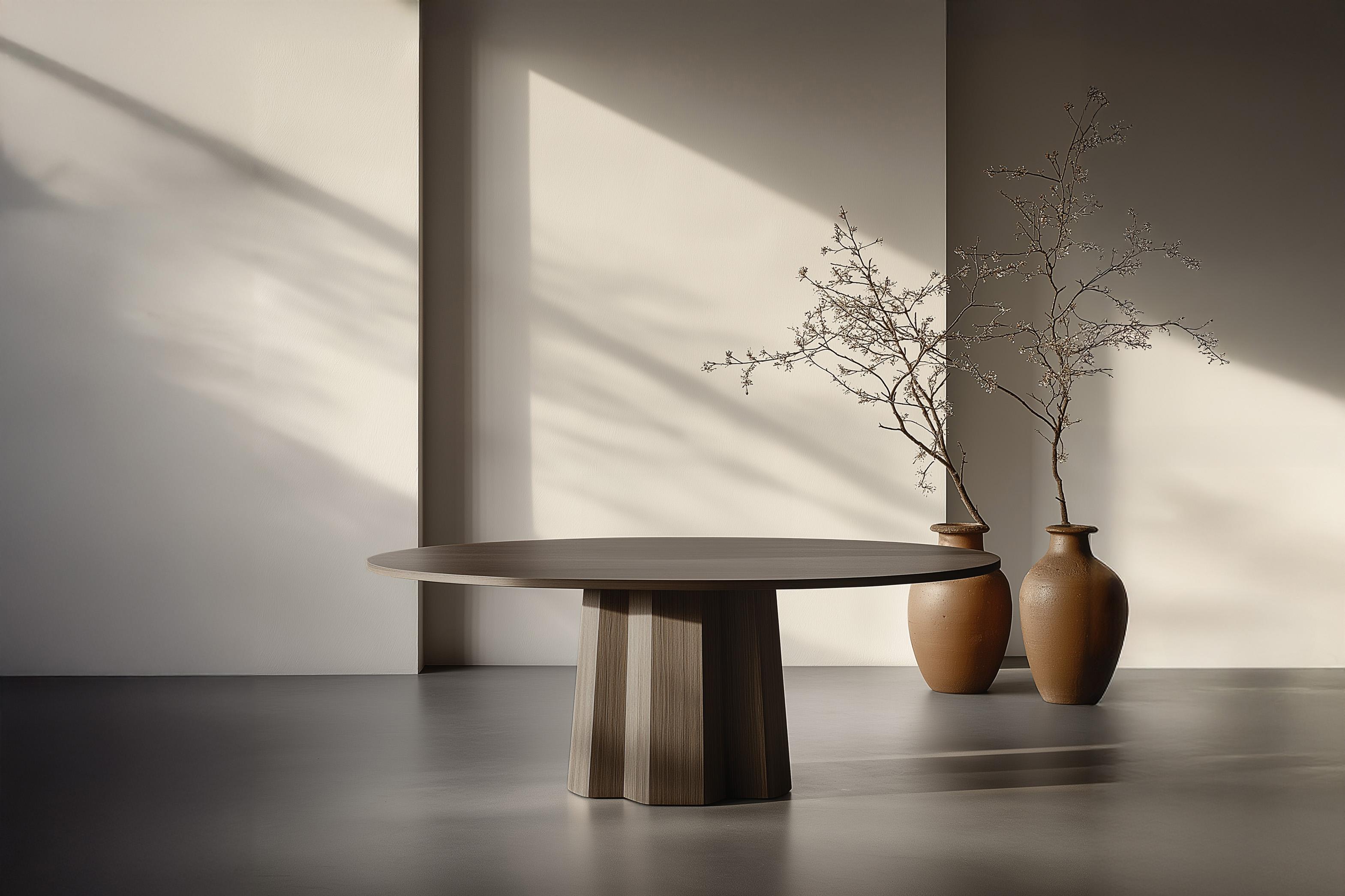 No37 Scarpa Dining Table - Solid Wood with Cylindrical Base by Joel Escalona


---

La Collection S/One est un hommage au légendaire architecte et designer italien Carlo Scarpa. Connu pour sa maîtrise des matériaux et son attention précise aux