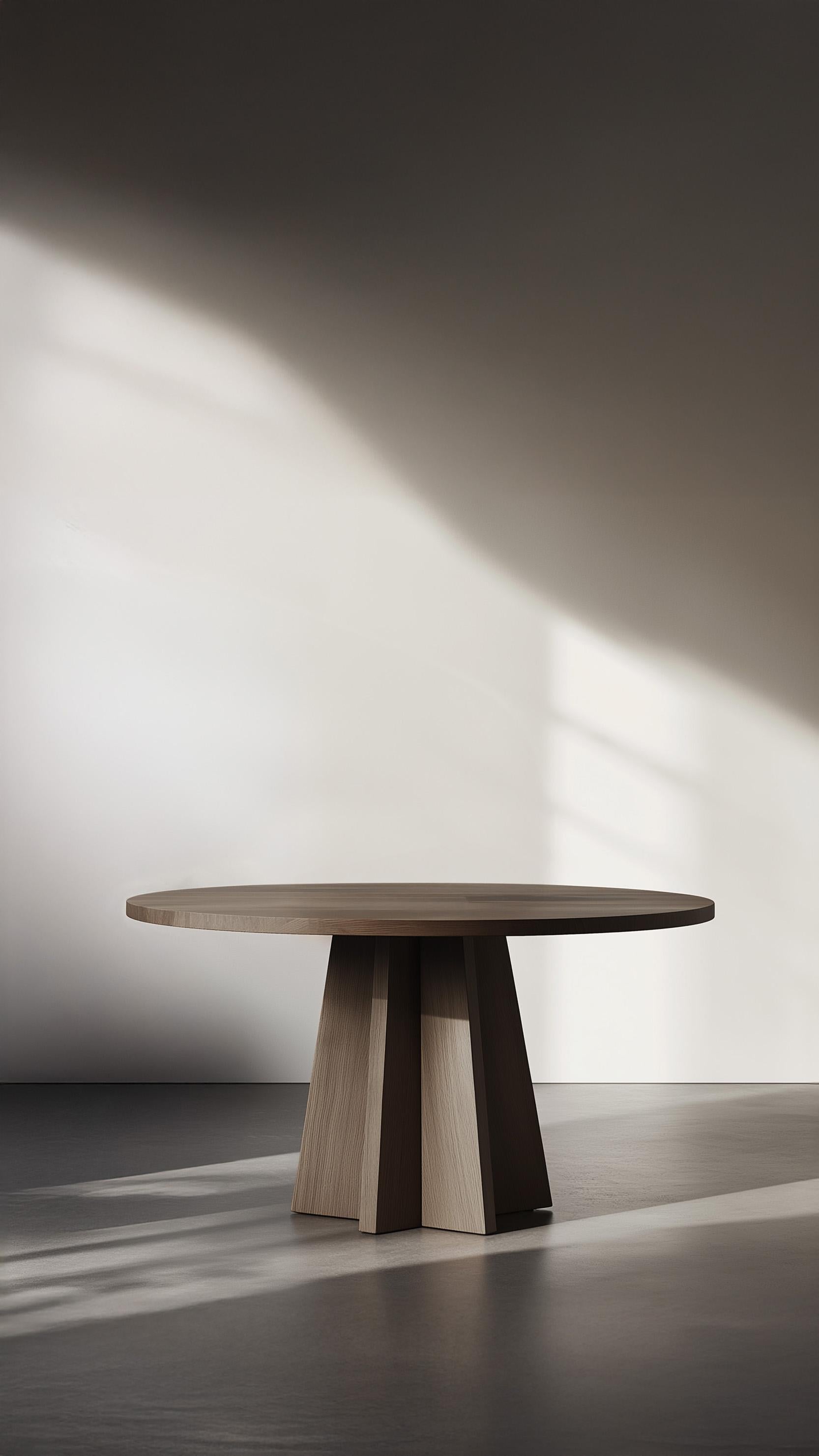Mexicain No38 Scarpa Table by NONO - Made Solid Wood Round Top Design en vente