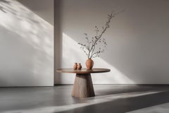 No4 Scarpa Dining Table by NONO – Made-to-Order Round Top with Sculptural Base