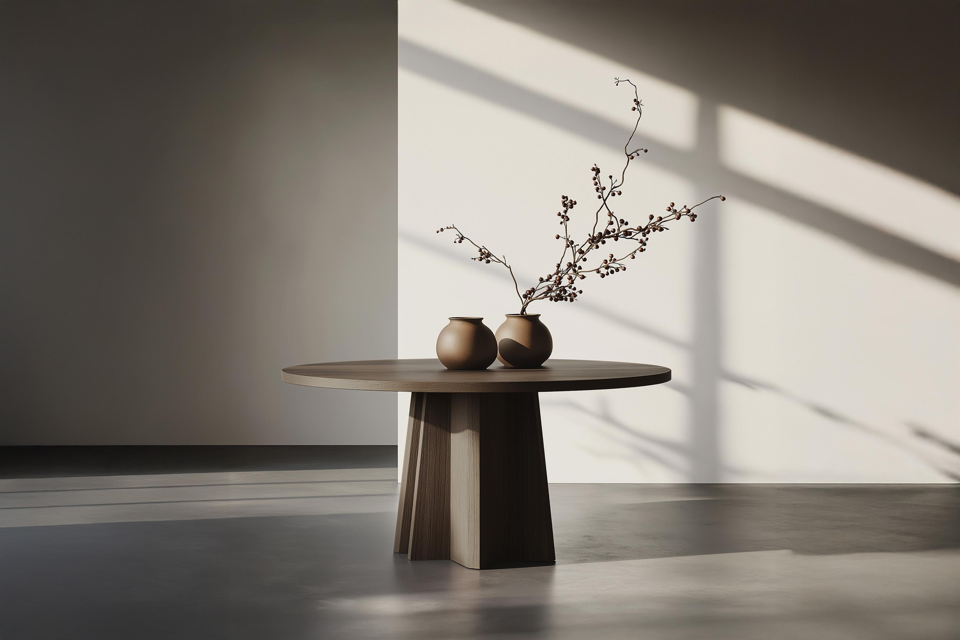 No40 Scarpa Dining Table by NONO – Round Wooden Top with Sculptural Base


———

Introducing the Scarpa Collection, a homage to the legendary Italian architect and designer, Carlo Scarpa. Known for his mastery of materials and precise attention to