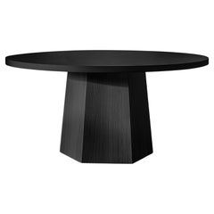 No41 Scarpa Dining Table – Custom Round Top and Solid Wooden Base Joel Escalona