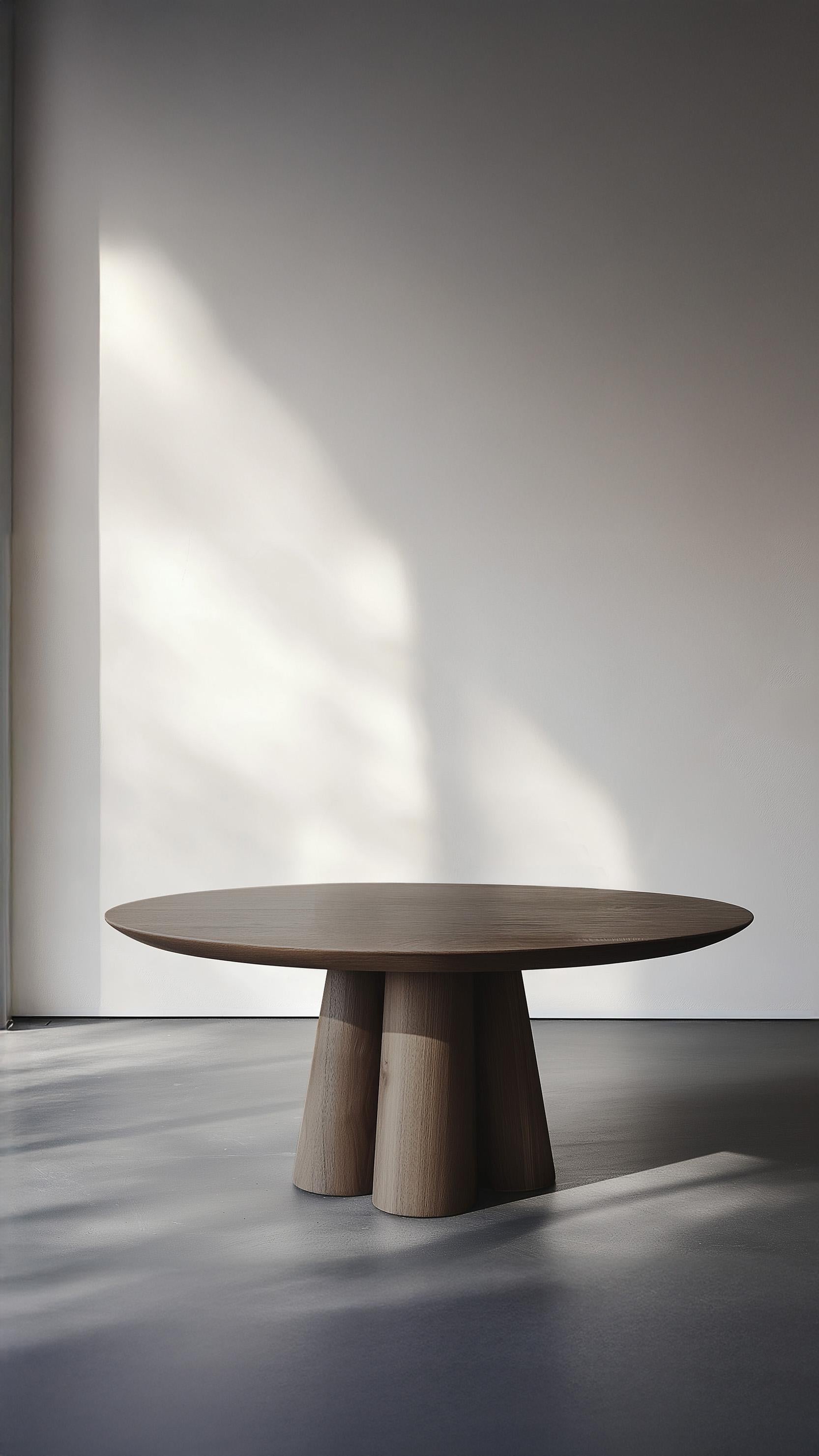 Mexican No42 Scarpa Table by NONO – Made-to-Order Round Top with Cylindrical Base For Sale