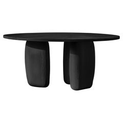 No46 Scarpa Wooden Table by NONO – Sculptural Customizable Round Design