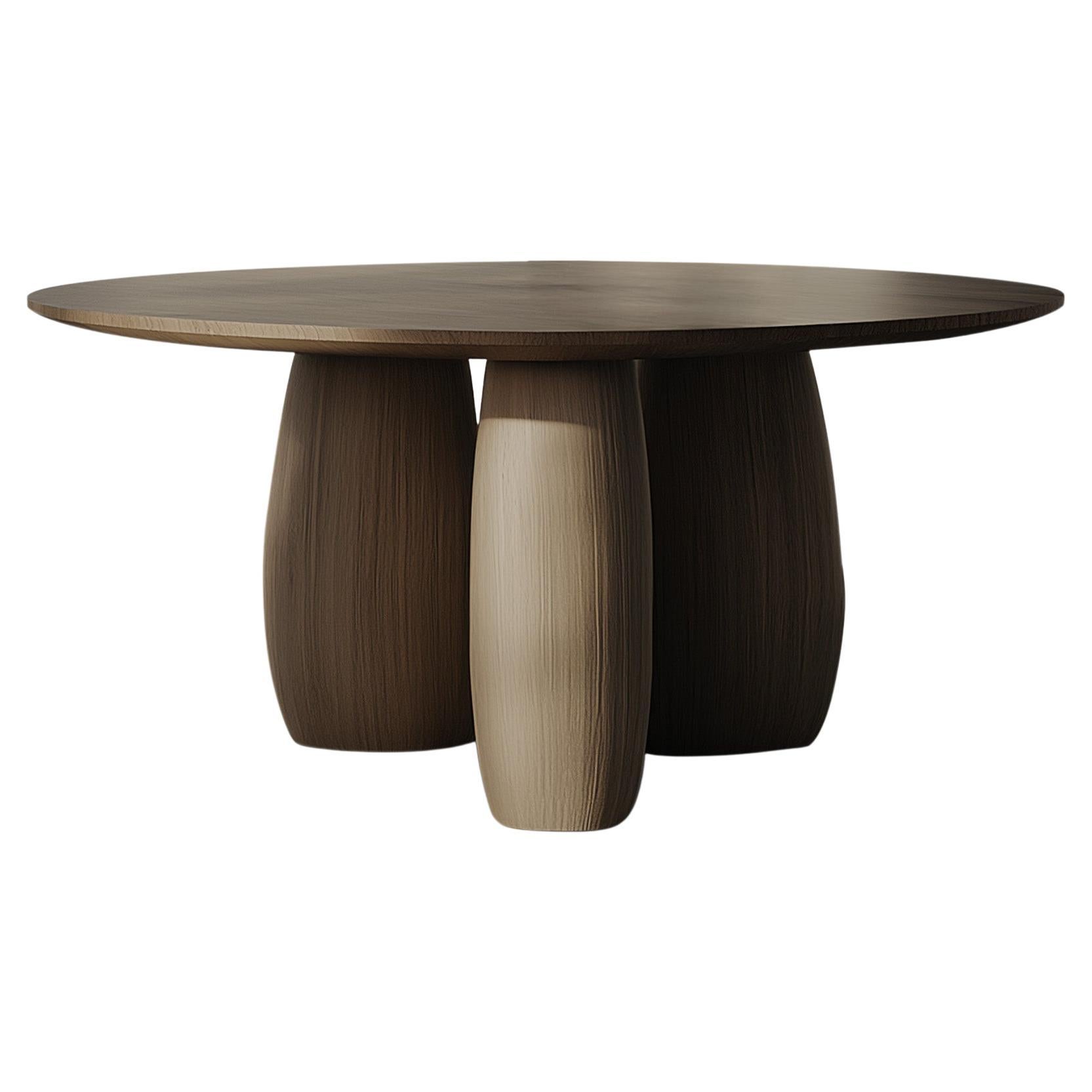 No47 Scarpa Round Dining Table – Made-to-Order Solid Wood by Joel Escalona
