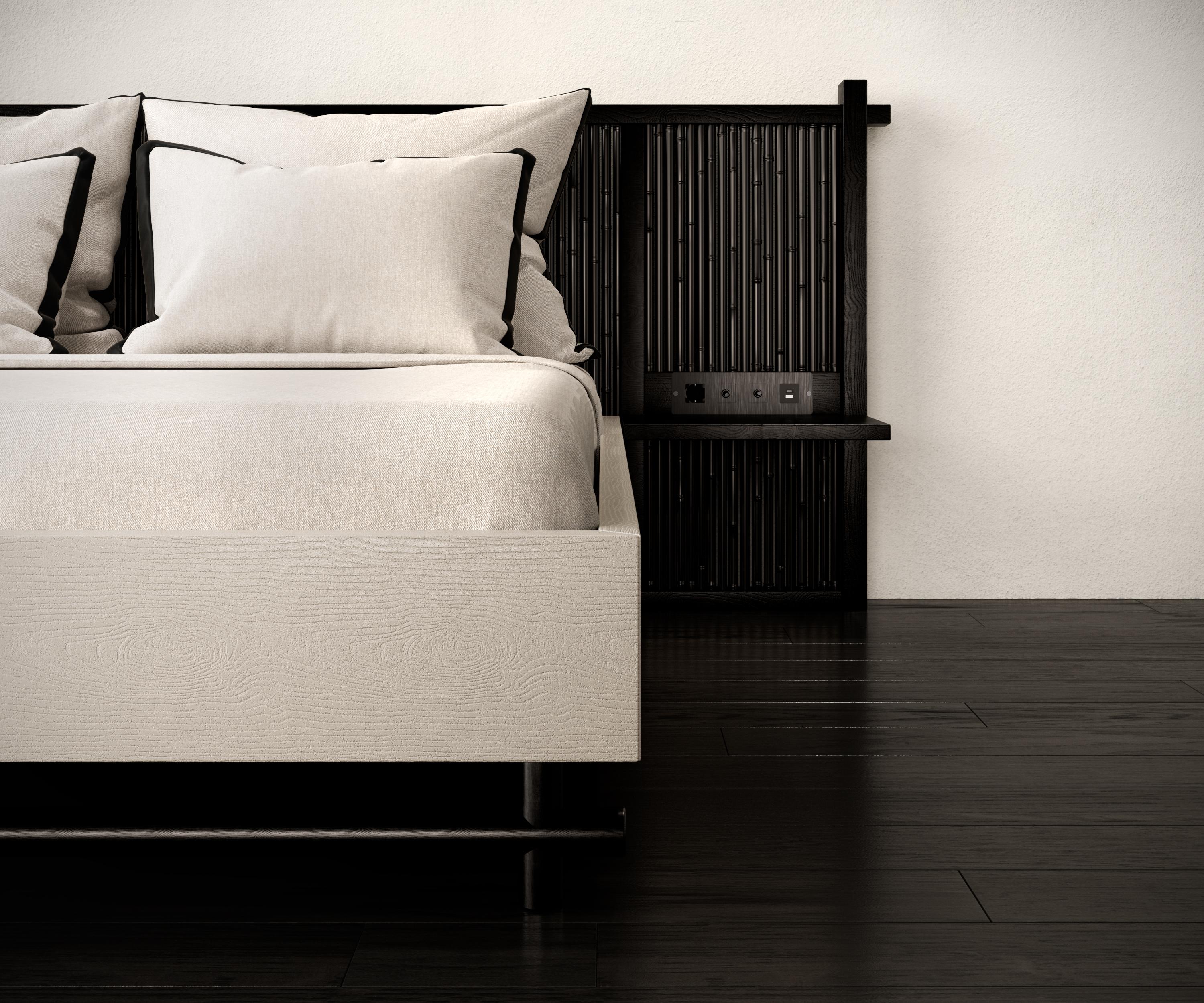 Brushed N.O5 Bamboe Bed For Sale