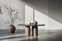 No53 Scarpa Esstisch - Made-to-Order Solid Wood Round Design Joel Escalona