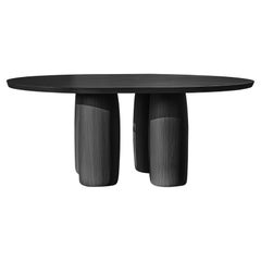 No53 Scarpa Dining Table – Made-to-Order Solid Wood Round Design Joel Escalona
