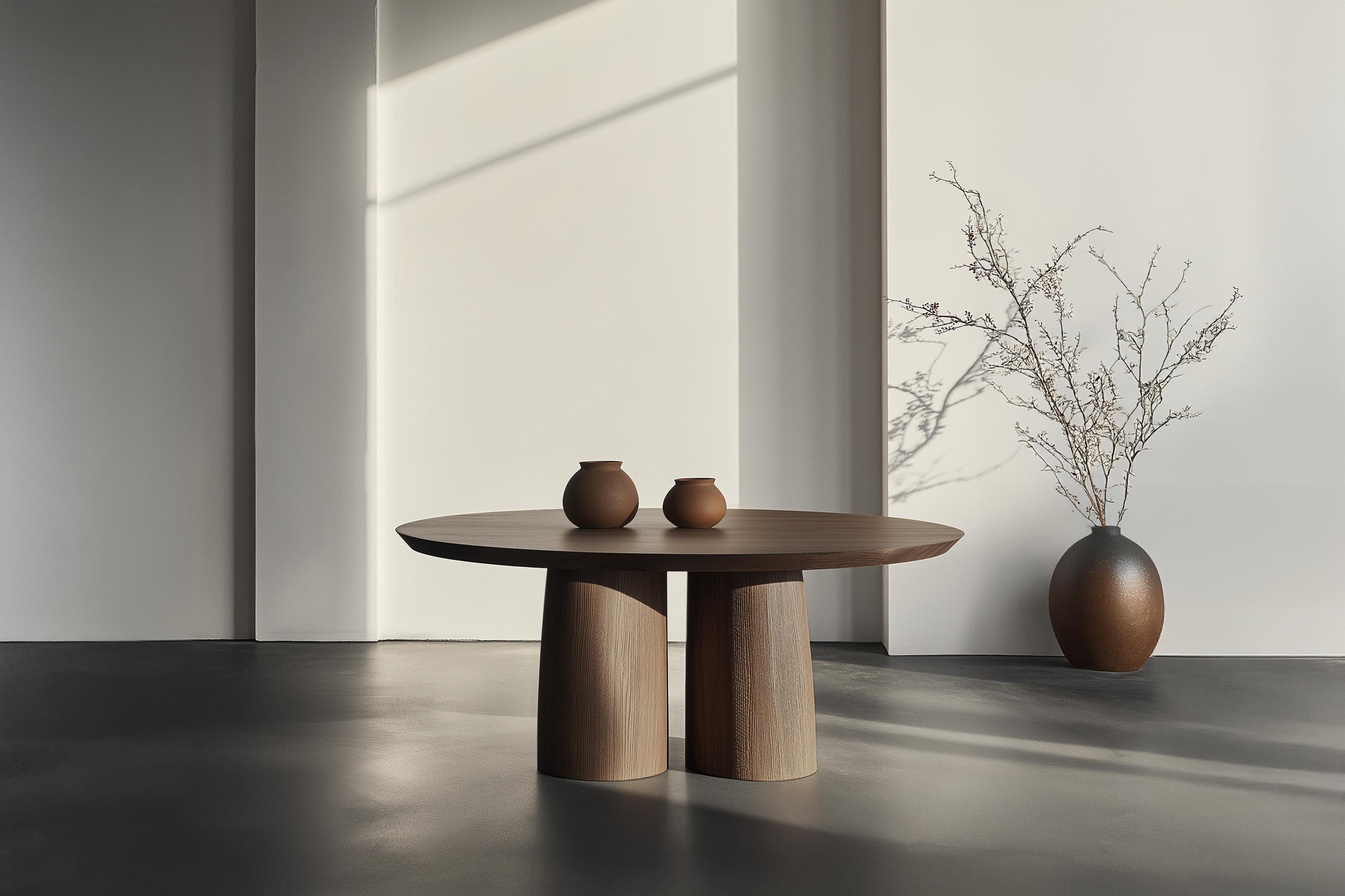 No57 Scarpa Dining Table - Sculptural Round Top in Solid Wood by Joel Escalona

---

La Collection S/One est un hommage au légendaire architecte et designer italien Carlo Scarpa. Connu pour sa maîtrise des matériaux et son attention précise aux