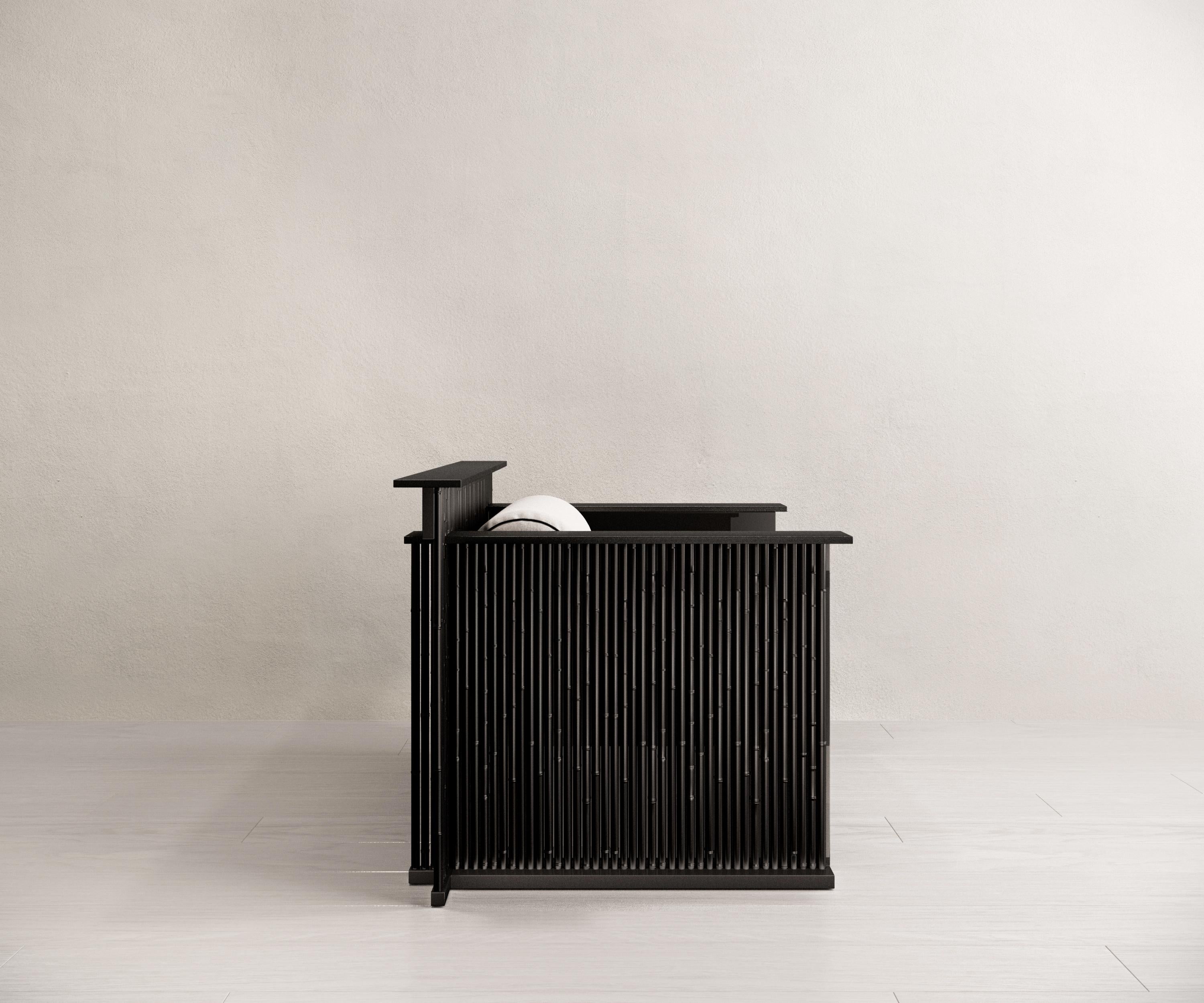 EDICIÓN LIMITADA DE 30
FIRMADO, NÚMERO DE SERIE Y CERTIFICADO DE AUTENTICIDAD
COLECCIÓN PLACER CULPABLE
AÑO 2024
SILLA BAMBOE - Experimenta el abrazo de la naturaleza con comodidad y estilo

Silla Bamboe diseñada para llevar la esencia de la