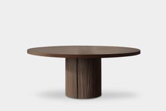 No6 Scarpa Wooden Table by NONO – Customizable Round Top with Sculptural Design