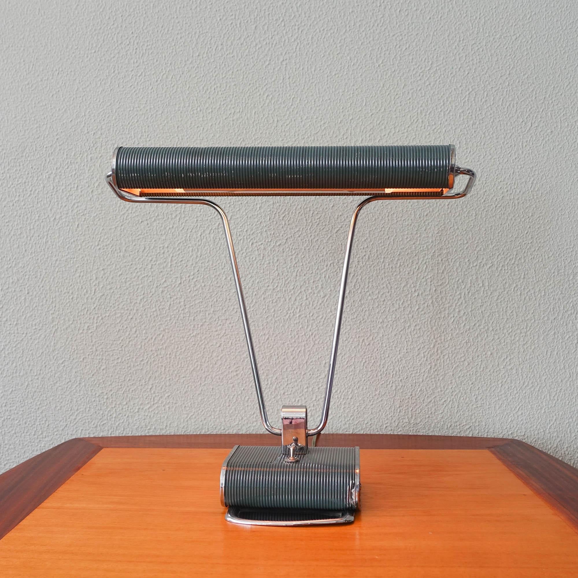 Art déco Lampe de bureau n°71 d'Eileen Gray pour Jumo, années 1930 en vente