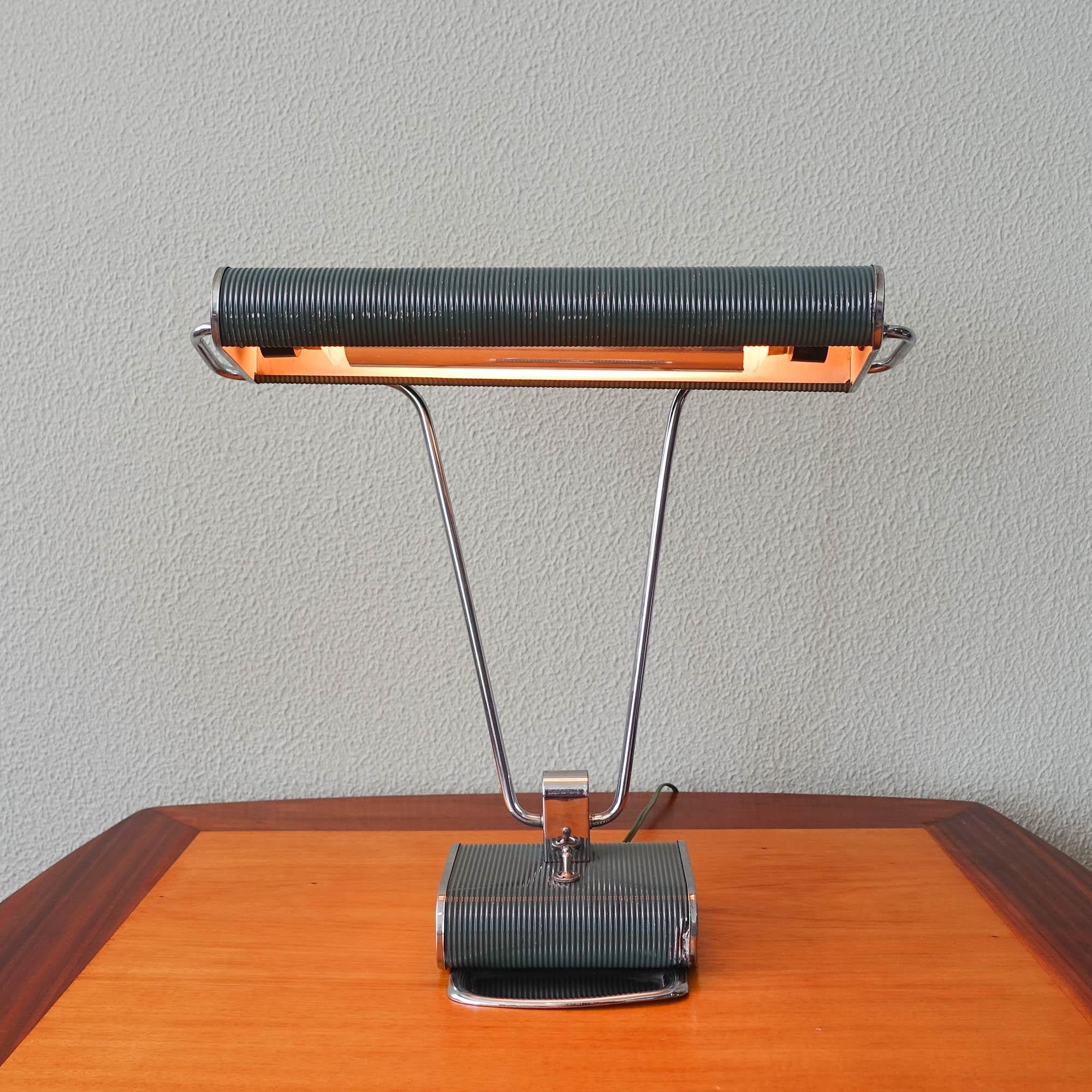 Lampada da scrivania No.71 di Eileen Gray per Jumo, anni '30 in vendita 1