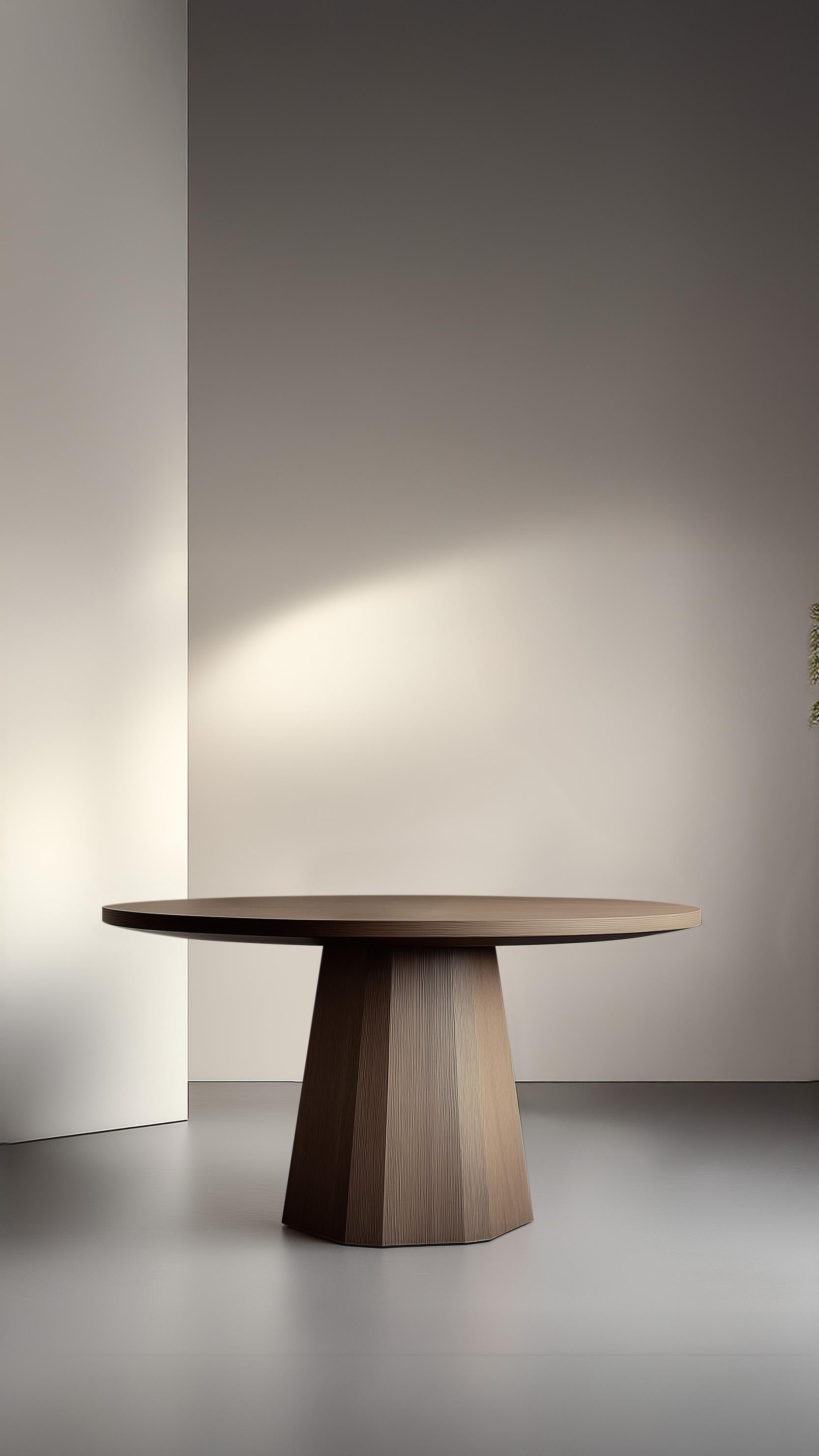 Mexicain No9 Scarpa Round Table - Made Solid Wood avec base cylindrique par Joel en vente