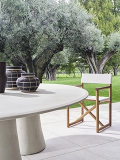 NOA 33 Table ovale - design Marco Acerbis - Ivoire