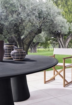 NOA 34 Table ovale - design Marco Acerbis - Graphite