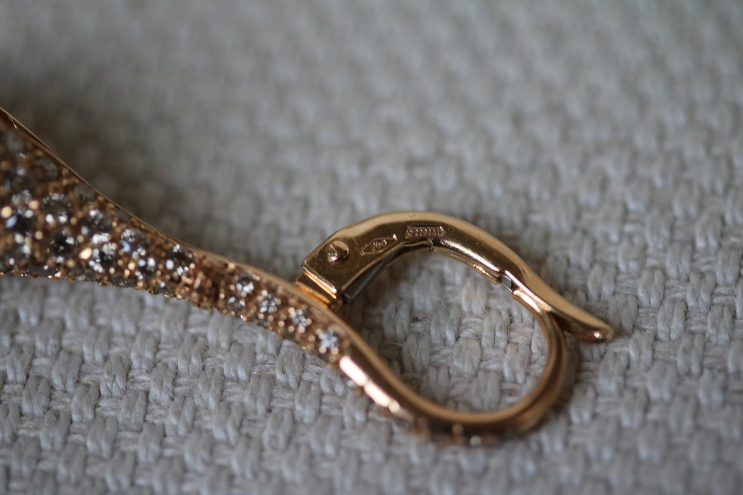 NOA Fine Jewellery 18k Rose Gold Octopussy Earrings 1