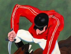« Lobotomie », peinture figurative contemporaine à l'huile sur toile, 2021