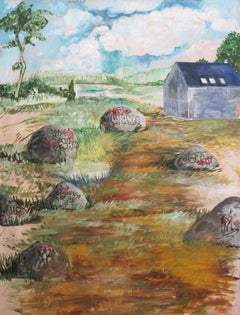 Noah Becker 'Landscape with House'