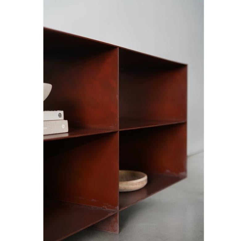 Saldato Libreria Noah con finitura Patina + Poli in vendita