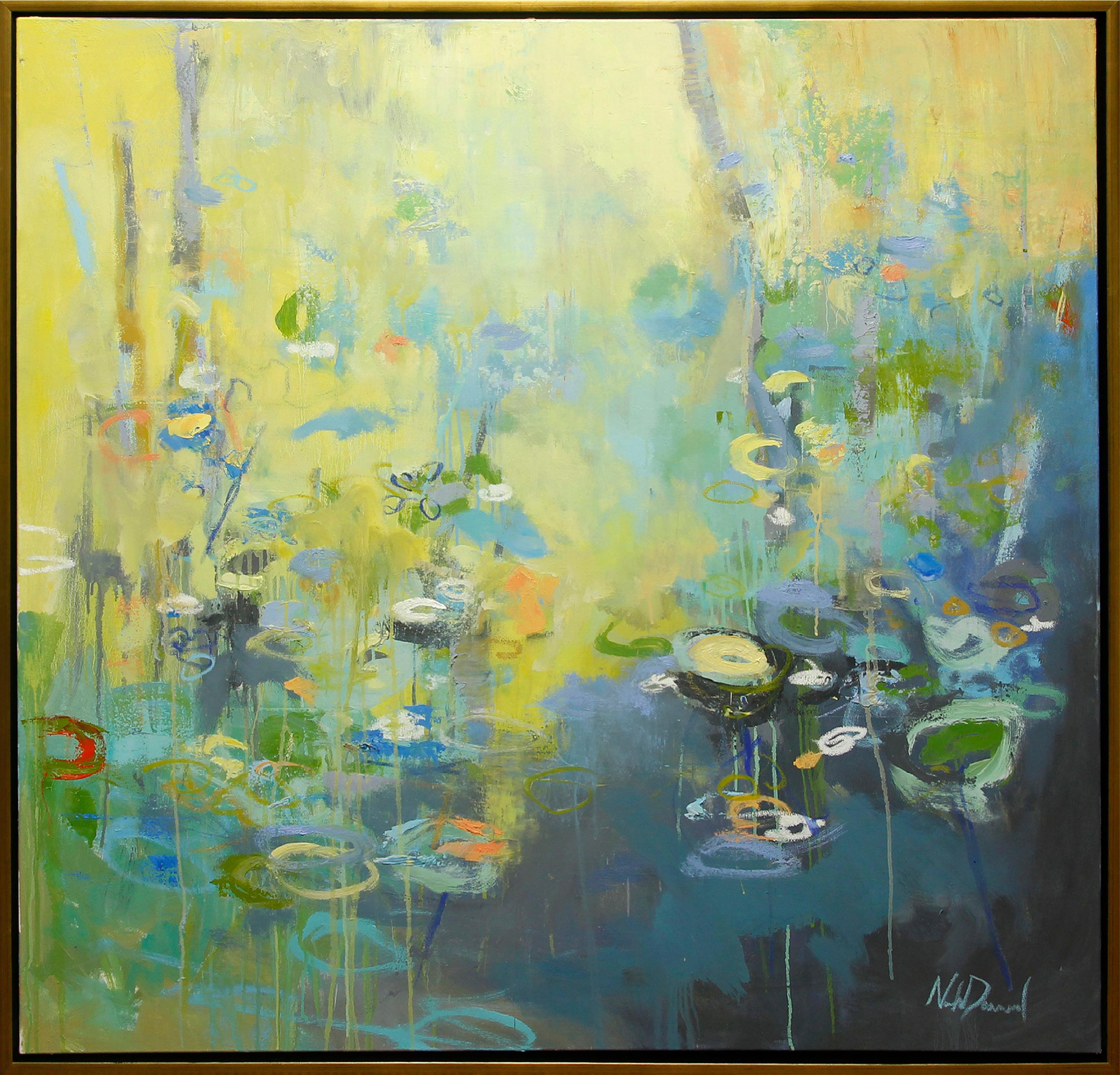 Noah Desmond - &ldquo;Beautiful Presence&rdquo; Abstracted Landscape by American