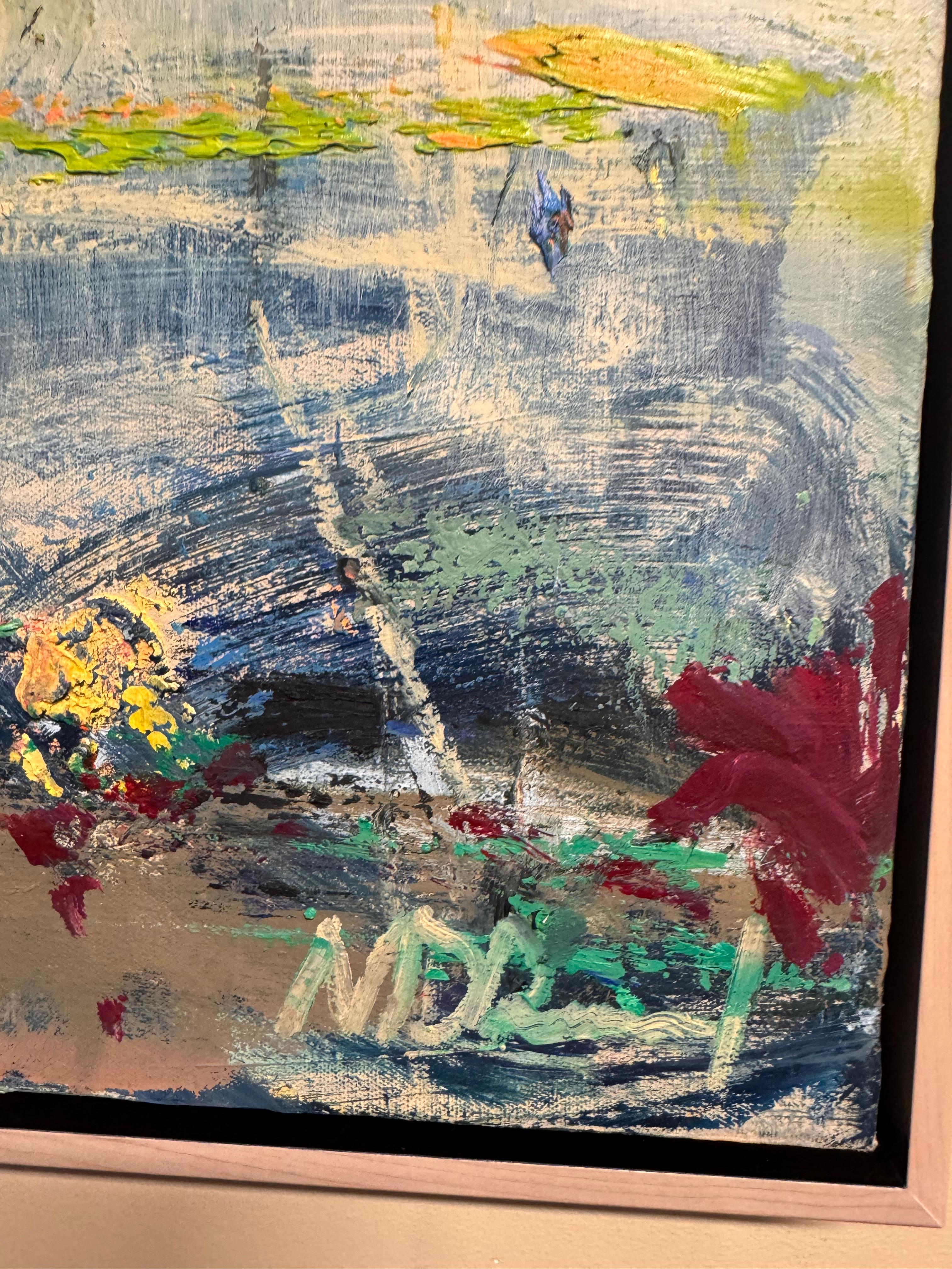 Jardin d'eau – Painting von Noah Desmond