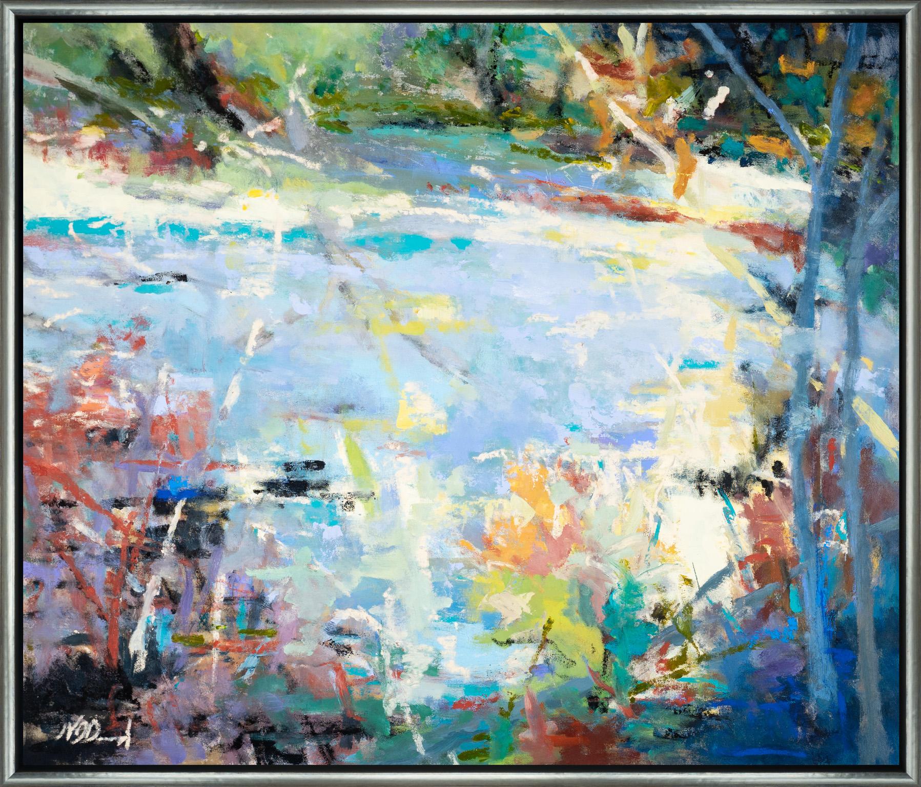 Noah Desmond Abstract Painting - River Reflections