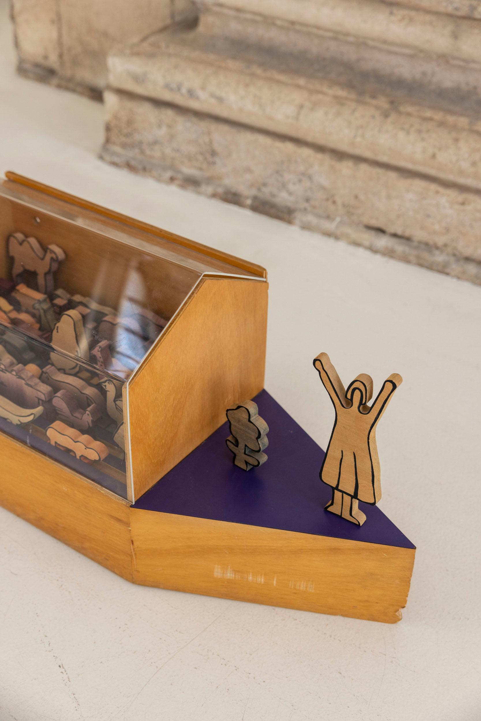 L'Arca di Noè di Ugo Nespolo, 1973 In condizioni ottime in vendita a Piacenza, Italy