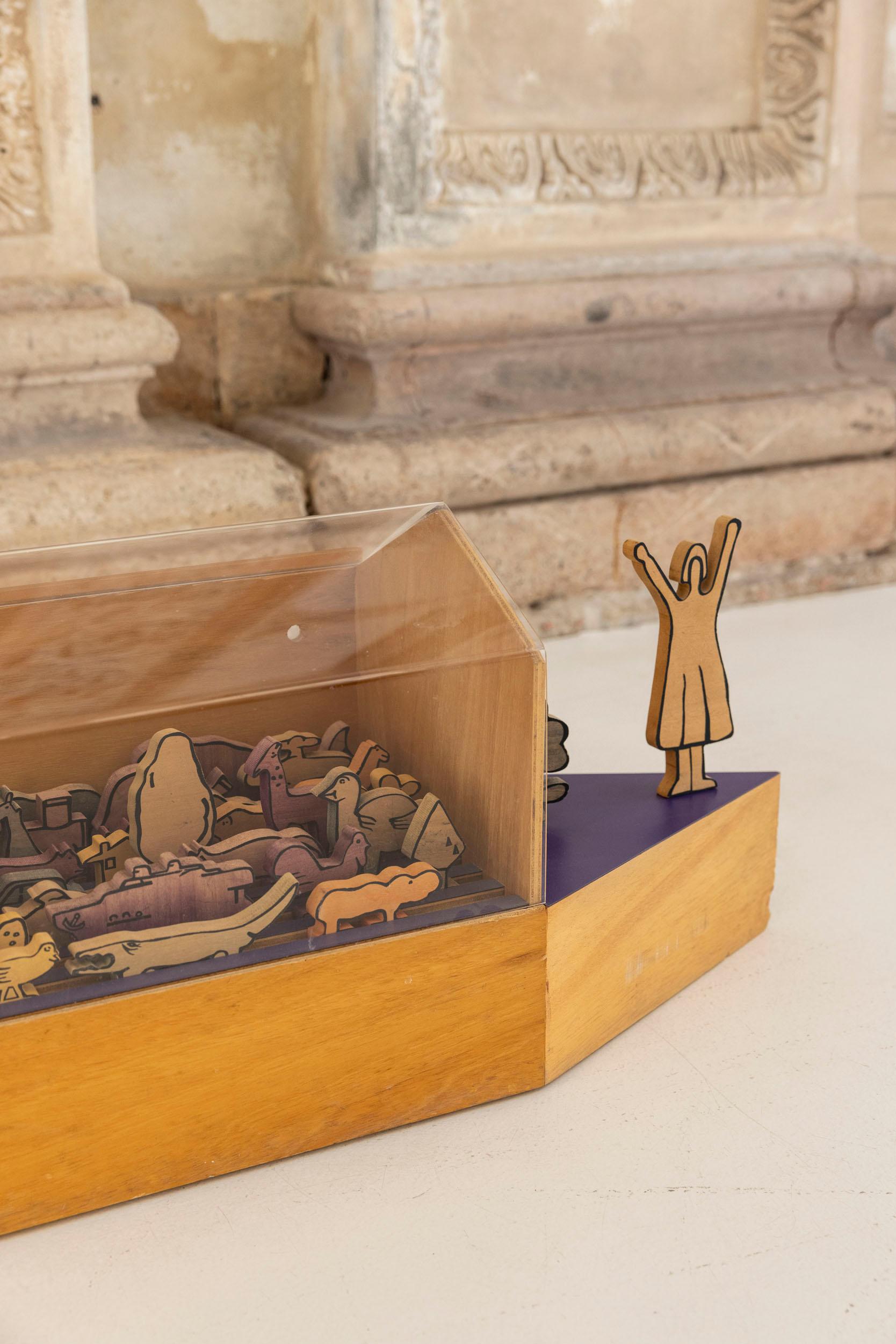 Fine XX secolo L'Arca di Noè di Ugo Nespolo, 1973 in vendita