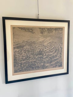 Noah’s Ark Original Etching And Aquatint Austrian Modernist By Oskar Laske