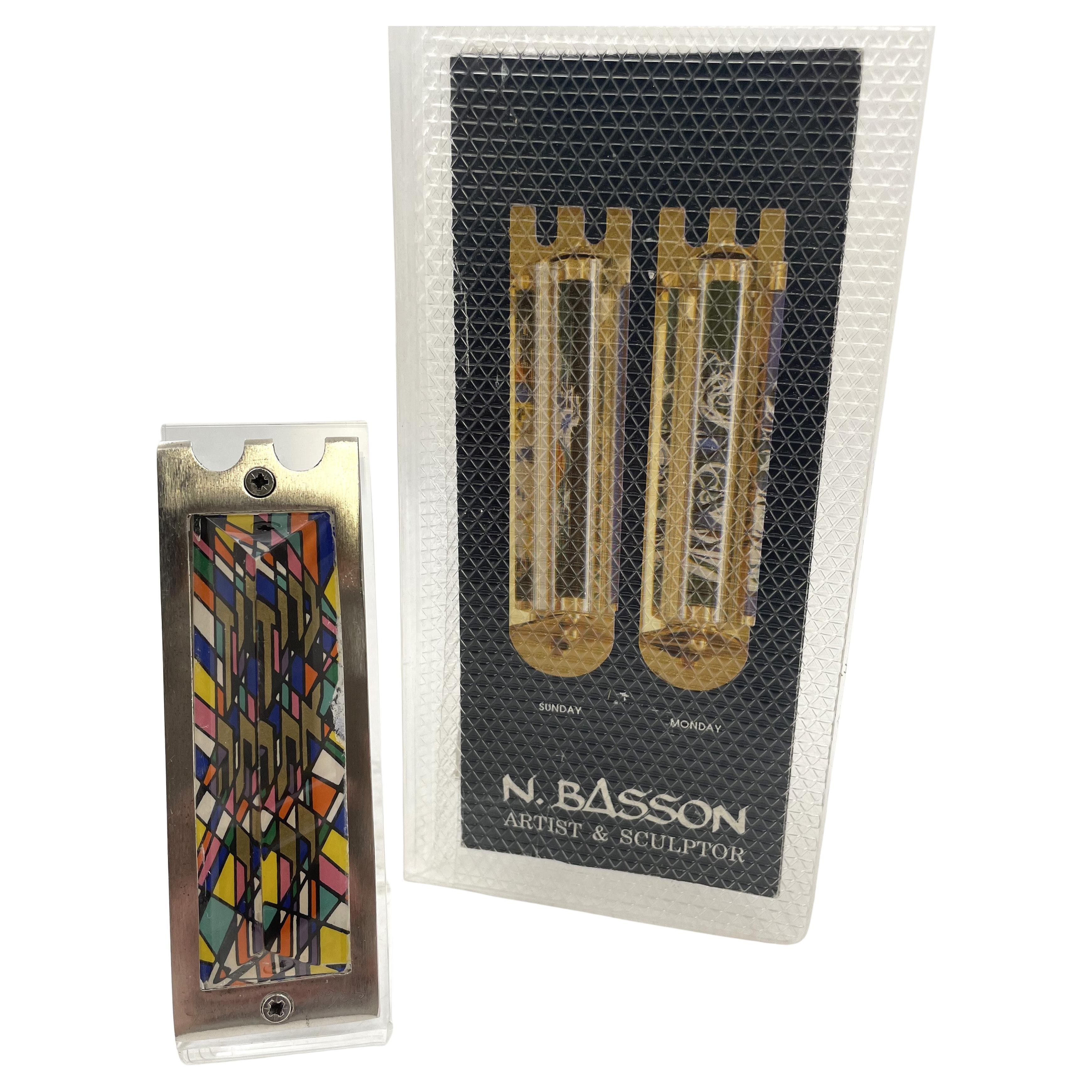 Noam Basson Artistic Glass Limited Edition Mezuzah