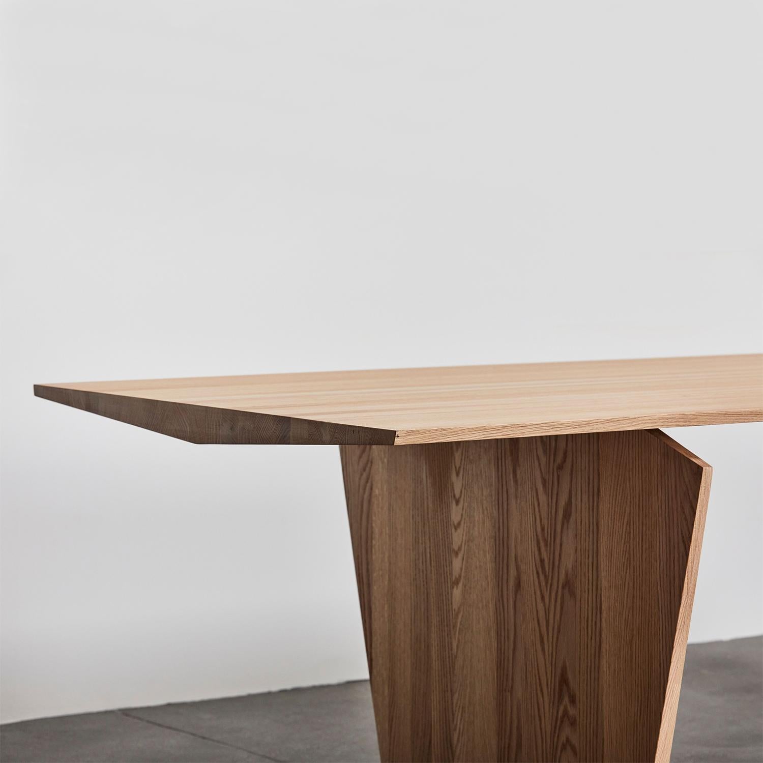 Contemporary Noba Oak Dining Table For Sale