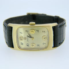 Nobellux Vintage Art Deco Yellow Gold Mechanic Men's Watch