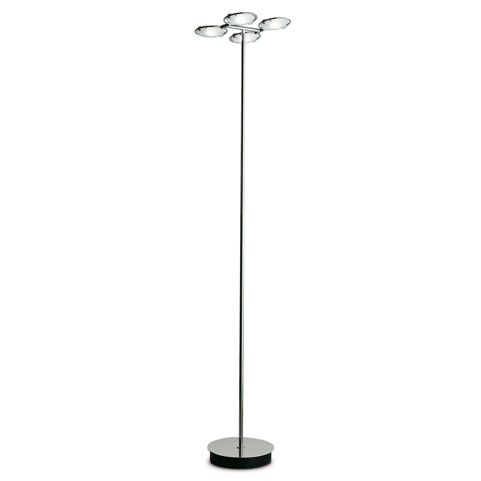 Nobi  Floor Lamp with 4 Diffusers Designed by Metis Lighting for FontanaArte For Sale 3