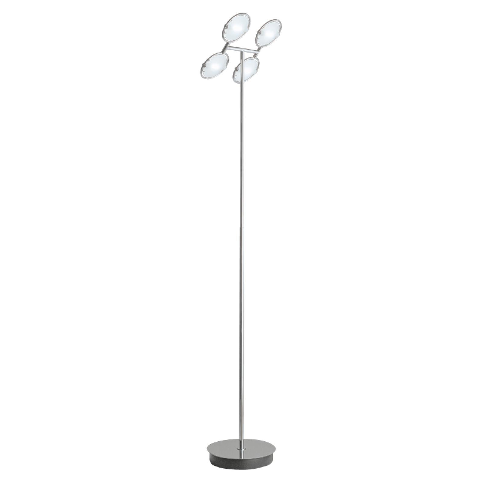 Nobi  Floor Lamp with 4 Diffusers Designed by Metis Lighting for FontanaArte For Sale 4