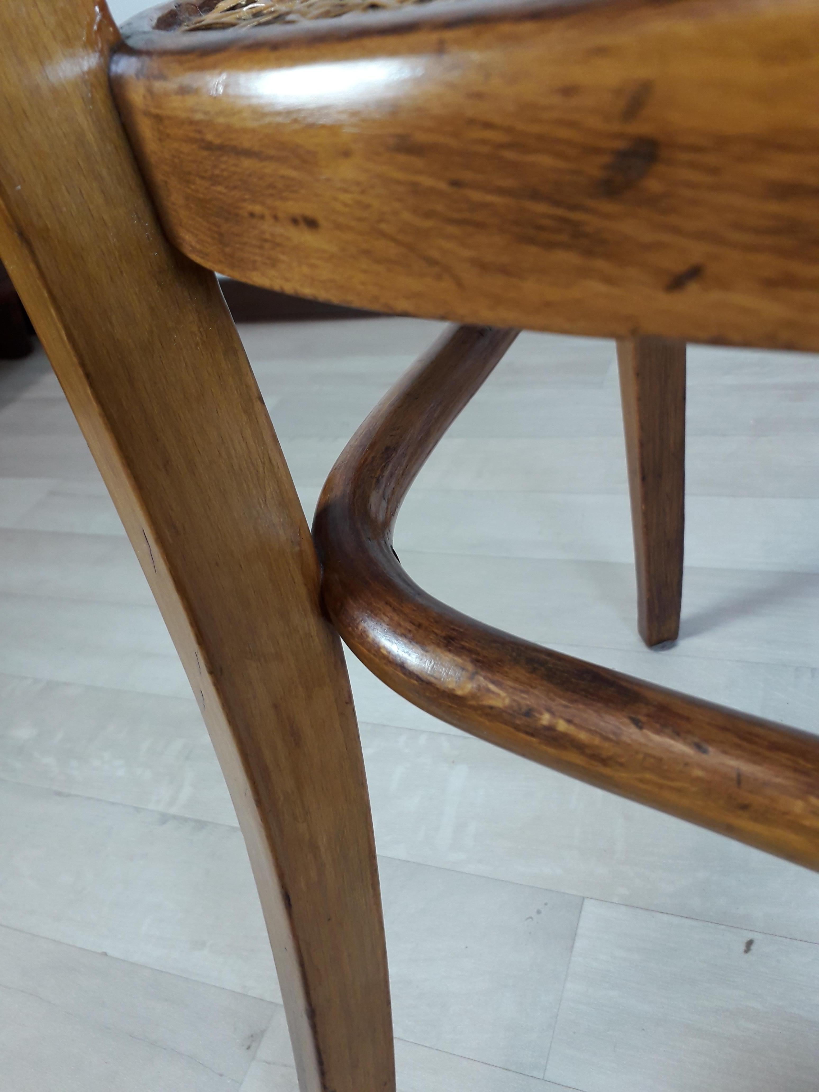 Sedia da pranzo Nobiliary di Thonet da Wiener Werkstaette in vendita 7