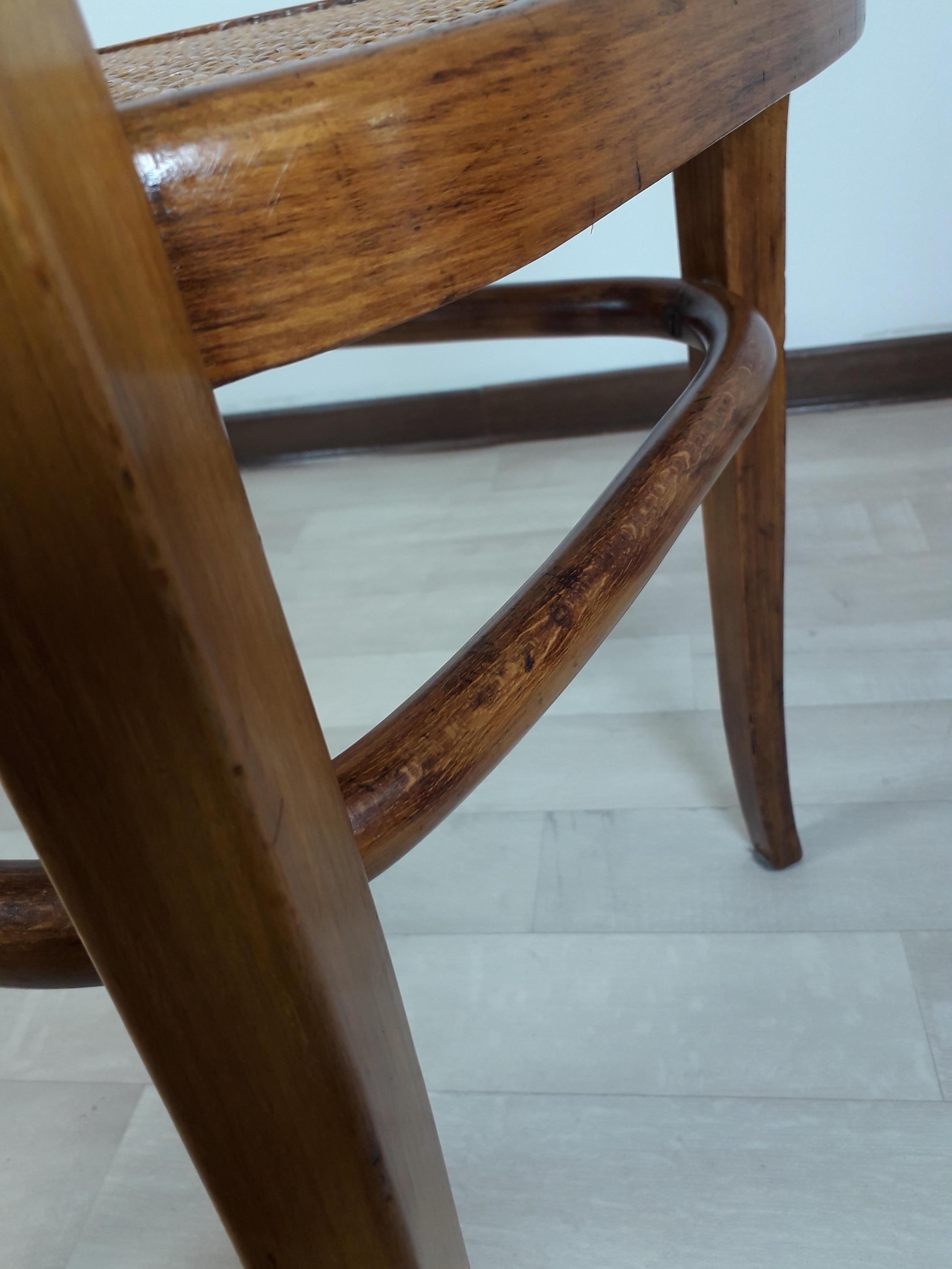 Chaise de salle à manger nobiliaire de Thonet de Wiener Werkstaette en vente 8