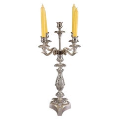 Nobile candelabro in stile impero del XX secolo